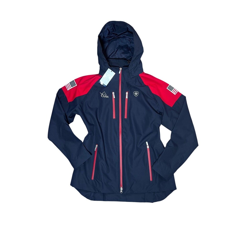 NWT Ariat Official USEF Team USA H2O Parka Jacket Equestrian Women's XL